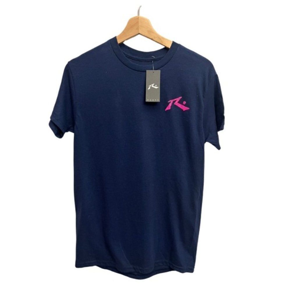Rusty Mount Rusty Short Sleeve Tee Navy